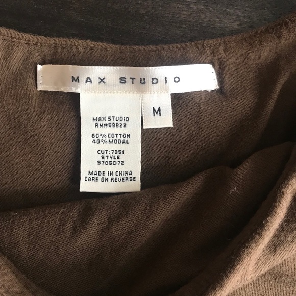 Max Studio Asymmetrical Ruffle Cami - Picture 3 of 3